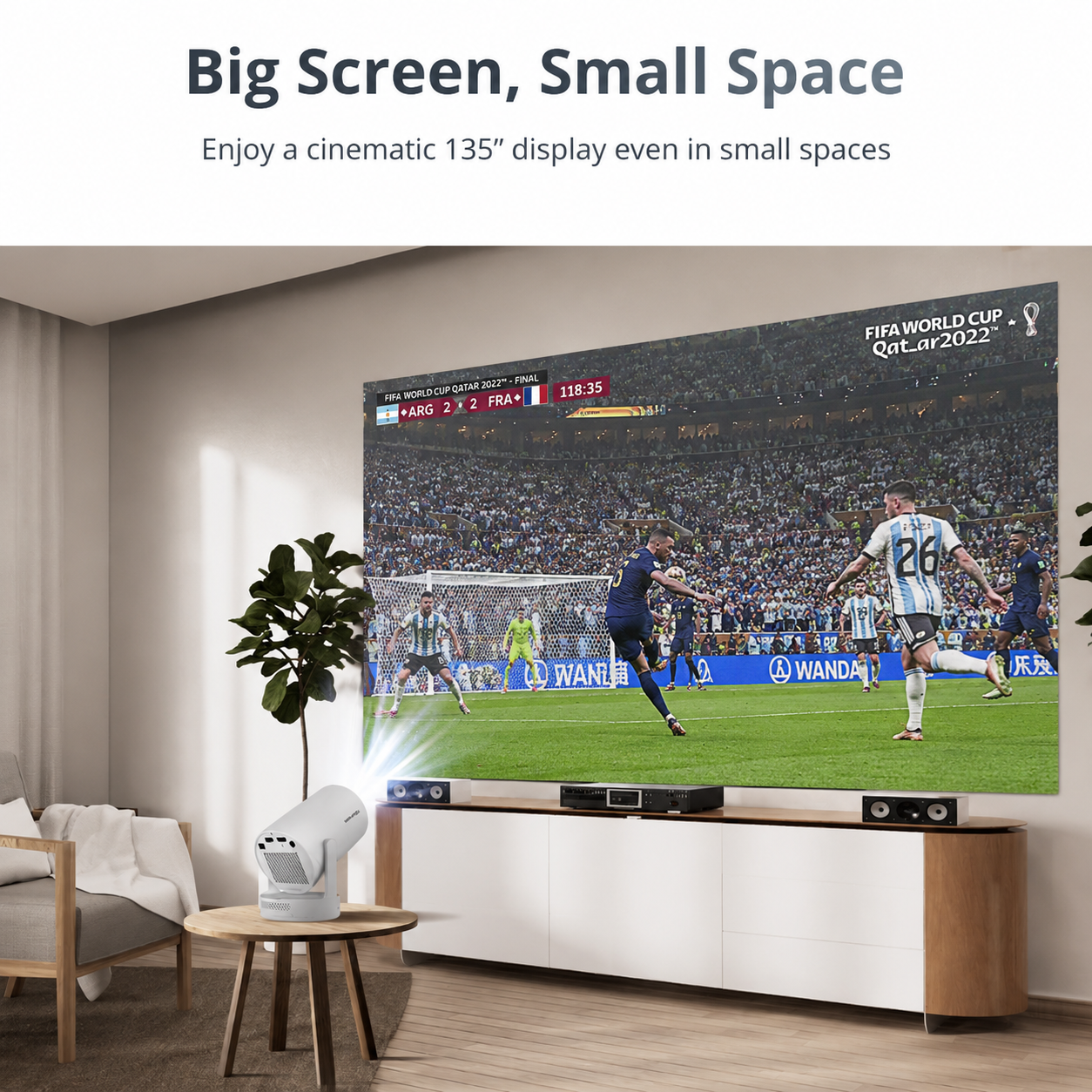 MundoBeam™ - 4K Smart-Projektor