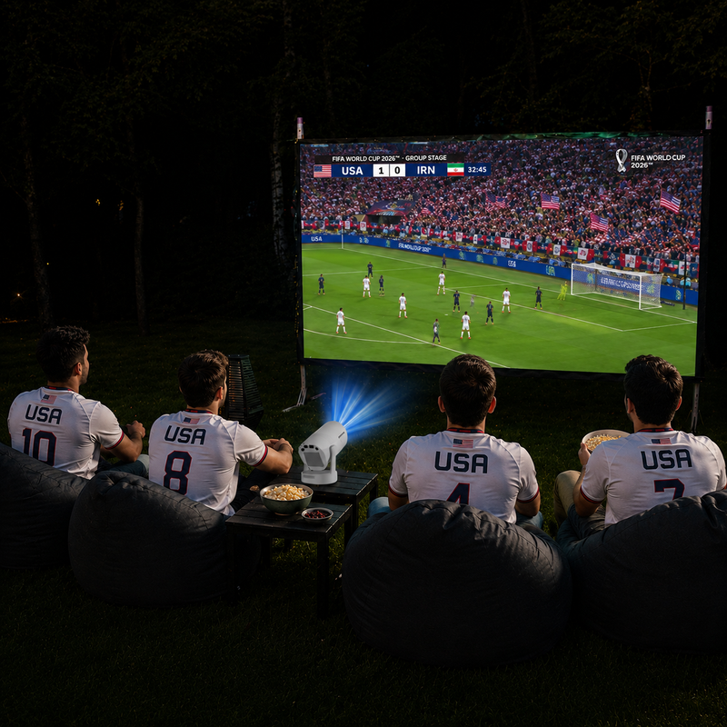 Turn any wall into a cinema.