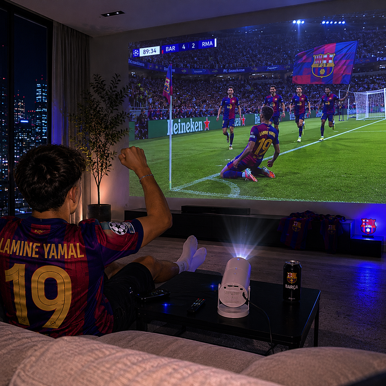 100 inches of cinema. In your living room.