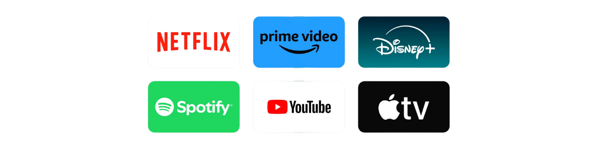 Stream your favourite apps