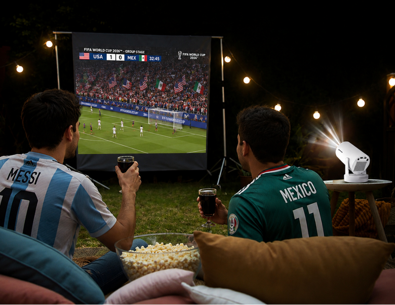 Backyard cinema, in minutes.